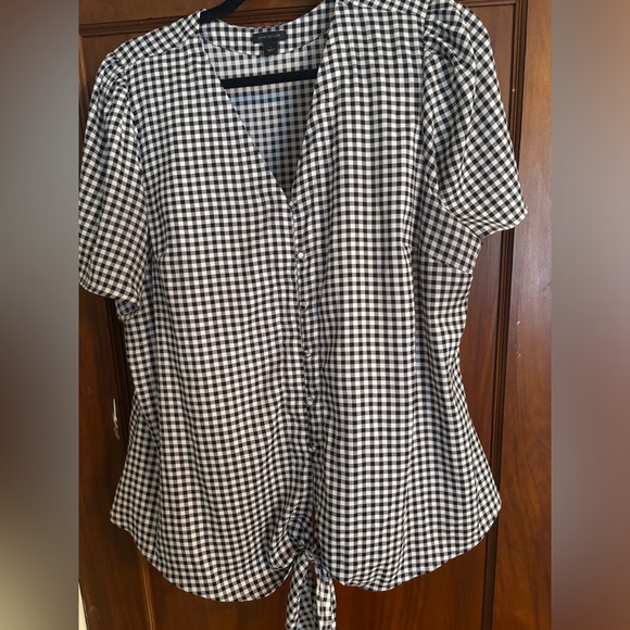 Ann Taylor checkered top - Picture 3 of 5